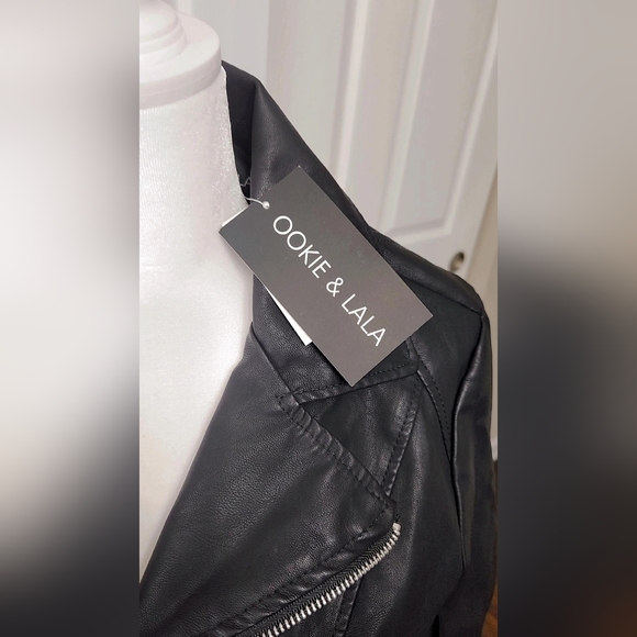 VEGAN LEATHER MOTOJACKET NWT           Size S   NORDSTROM RACK - Picture 11 of 12